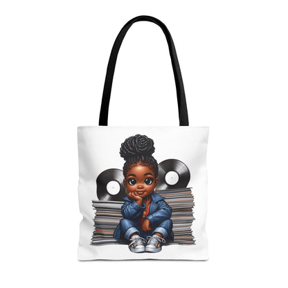 Vinyl Vibes Tote Bag - Perfect for Music Lovers, Record Enthusiasts, Gifts for Her, Shopping, and Everyday Use