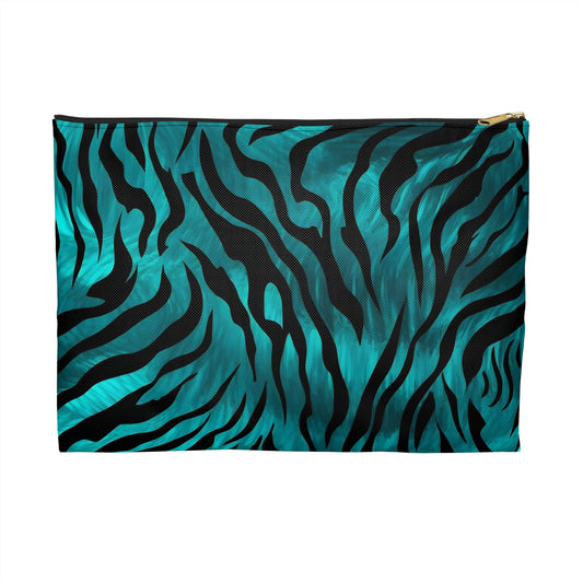 Stylish Zebra Print Accessory Pouch, Makeup Bag, Organizer, Travel Essentials, Gift Idea, Unique Designs for Animal Lovers
