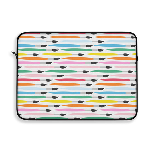 Colorful Geometric Laptop Sleeve - Stylish Tech Accessory, Laptop Case, Computer Bag, Gift for Students, Modern Decor