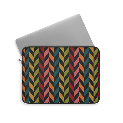 Stylish Geometric Laptop Sleeve, Modern Computer Case, Gifts for Him/Her, Tech Accessory, Office Essentials, Holiday Present