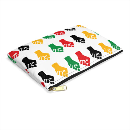 Empowering Accessory Pouch - Bold Fist Design, Protest Gear, Activism Organizer, Gift for Allies, Travel Essentials, Arts & Crafts