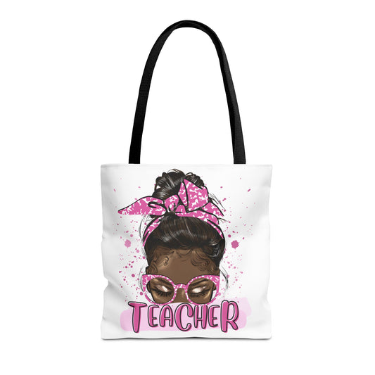Teacher Tote Bag, Stylish Teacher Bag, Canvas Bag for Teacher Gifts, Back to School Tote, Personalized Tote Bag, Pink