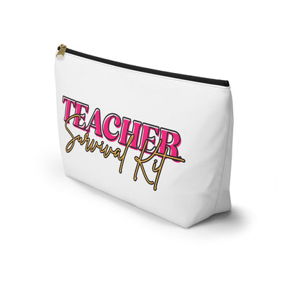 Teacher Survival Kit Accessory Pouch | Perfect Gift for Educators, Classroom Supplies, Organization, Back to School, Teacher Appreciation