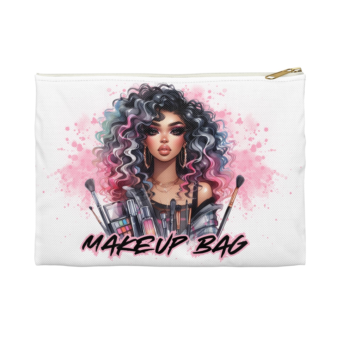 Makeup Bag with Glamorous Design, Cosmetic Organizer for Beauty Lovers, Perfect Gift for Birthdays, Holidays, and Special Occasions, [...]