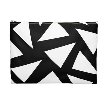 Chic Geometric Accessory Pouch | Stylish Makeup Bag, Travel Organizer, Pencil Case, Gift for Her, Modern Design