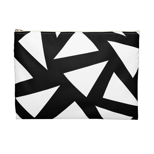 Chic Geometric Accessory Pouch | Stylish Makeup Bag, Travel Organizer, Pencil Case, Gift for Her, Modern Design
