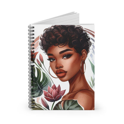 Boho Floral Spiral Notebook – Empowering Design for Creative Souls
