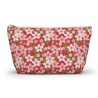 Charming Floral Accessory Pouch | Makeup Bag, Travel Organizer, Gift for Her, Floral Print, Spring Style