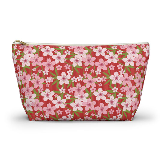 Charming Floral Accessory Pouch | Makeup Bag, Travel Organizer, Gift for Her, Floral Print, Spring Style