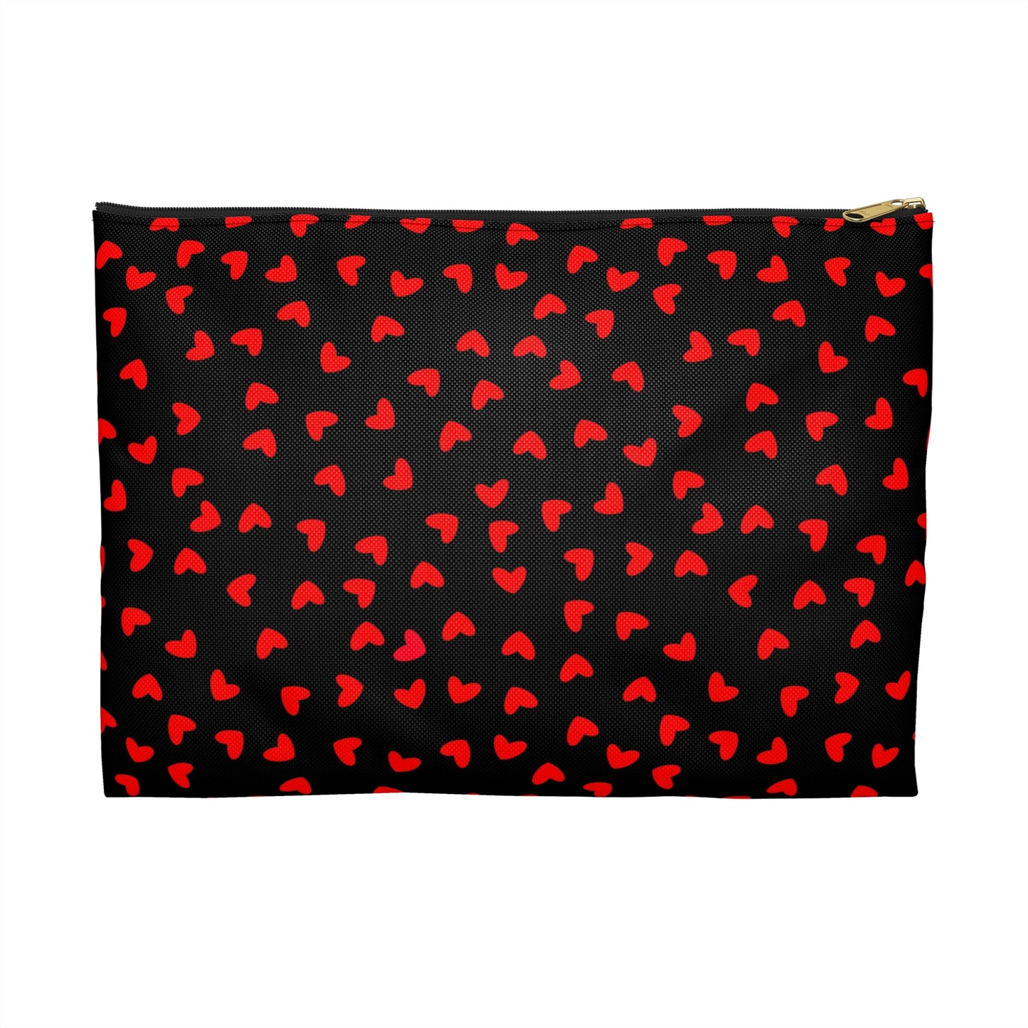 Heart Pattern Accessory Pouch | Cute Makeup Bag, Travel Organizer, Gift for Her, Valentine's Day Essential, Fun Clutch