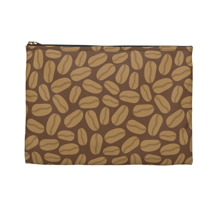 Coffee Bean Accessory Pouch – Perfect Gift for Coffee Lovers, Makeup Bag, Travel Organizer, Festival Essentials, Eco-Friendly Storage