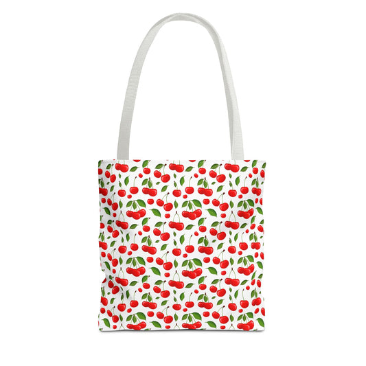 Cherry Blossom Tote Bag | Eco-Friendly Shopping Bag, Reusable Grocery Bag, Cute Gift, Summer Accessory, Floral Design