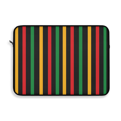 Colorful Striped Laptop Sleeve, Laptop Case, Tech Accessory, Gift for Students, MacBook Sleeve, Vibrant Design