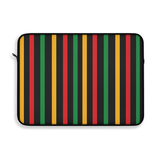 Colorful Striped Laptop Sleeve, Laptop Case, Tech Accessory, Gift for Students, MacBook Sleeve, Vibrant Design