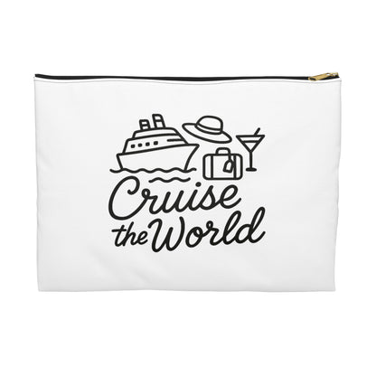 Cruise Travel Accessory Pouch - Vacation Storage Bag, Cosmetic Organizer, Cruise Gift, Beach Essentials, Travel Accessories