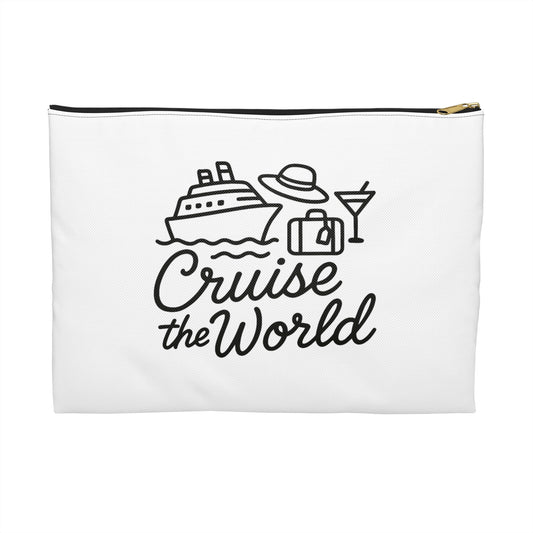 Cruise Travel Accessory Pouch - Vacation Storage Bag, Cosmetic Organizer, Cruise Gift, Beach Essentials, Travel Accessories