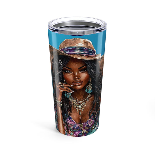 Stylish Insulated Tumbler, 20oz Travel Mug for Coffee Lovers, Gift for Her, Colorful Drinkware, Summer Vibes, Unique Fashion Mug