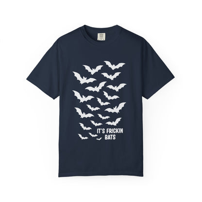 Halloween Bat T-Shirt, Spooky Unisex T-Shirt, Funny Graphic Tee, Fall Apparel, Perfect for Halloween Parties, Gift for Bat Lovers