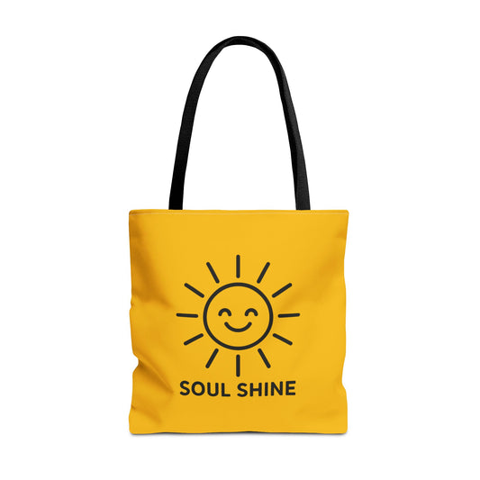 Soul Shine Sun Smiley Tote