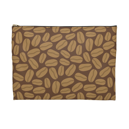 Coffee Bean Accessory Pouch – Perfect Gift for Coffee Lovers, Makeup Bag, Travel Organizer, Festival Essentials, Eco-Friendly Storage