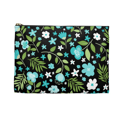 Floral Accessory Pouch, Makeup Bag, Travel Organizer, Gift for Her, Cute Floral Design, Daily Essentials Holder