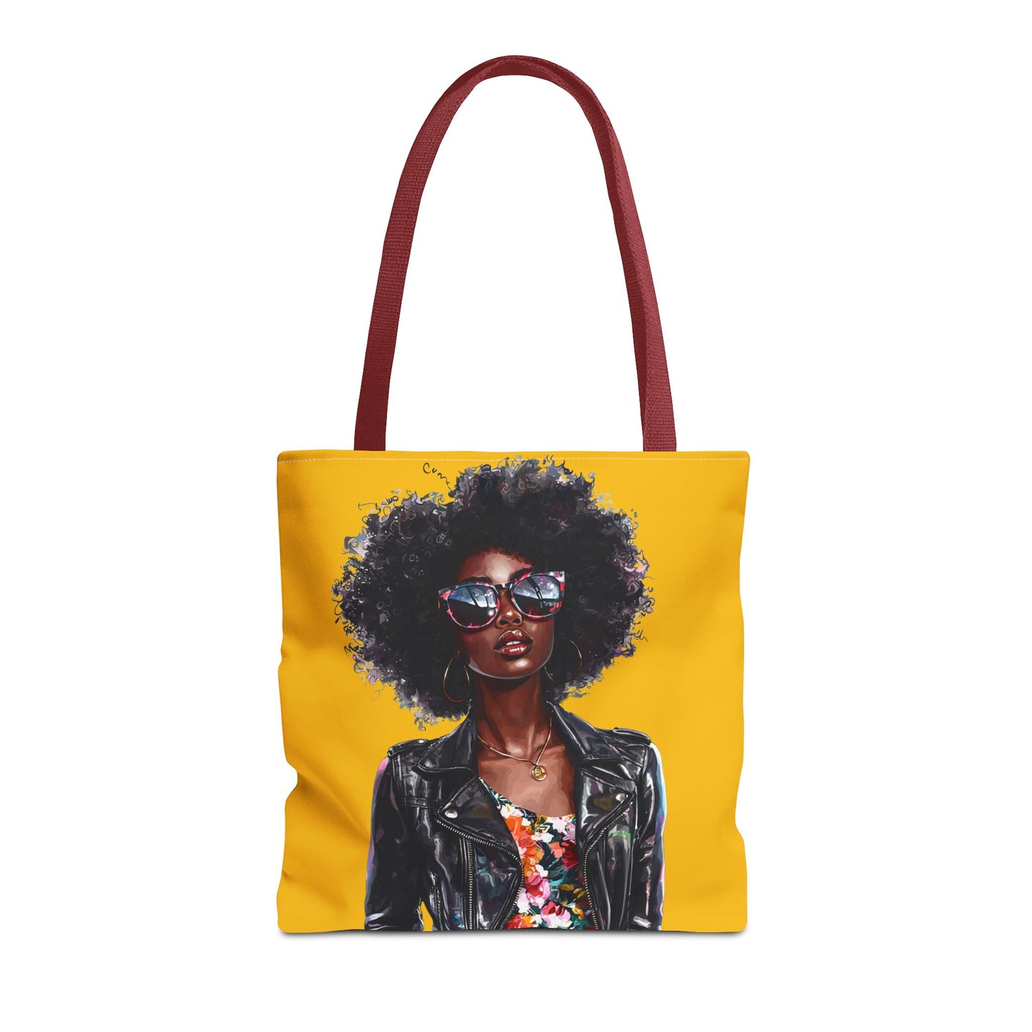 Chic African American Tote Bag, Fashionable Handbag, Eco-Friendly Shopper, Statement Bag, Gift for Her, Summer Accessory