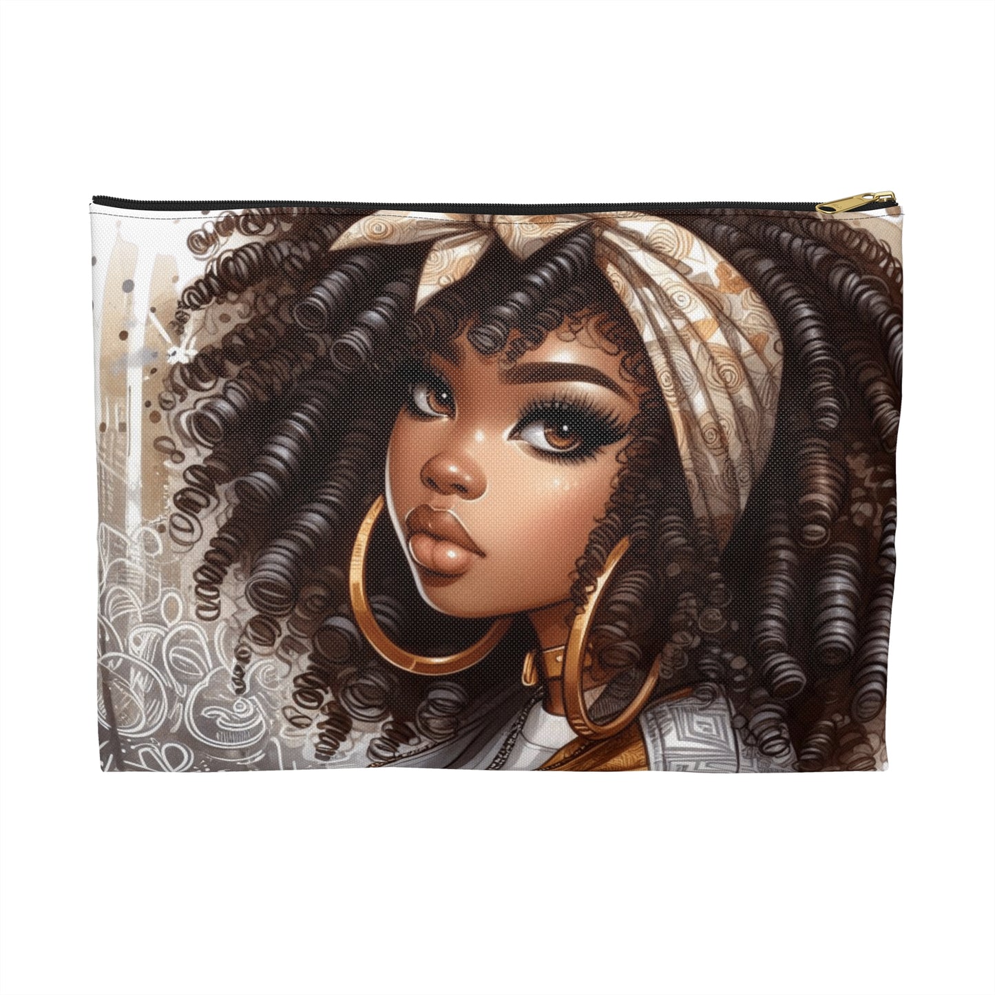Cosmic Beauty Accessory Pouch, Stylish Makeup Bag, Fun Travel Organizer, Art Lovers Gift, Unique Storage Pouch