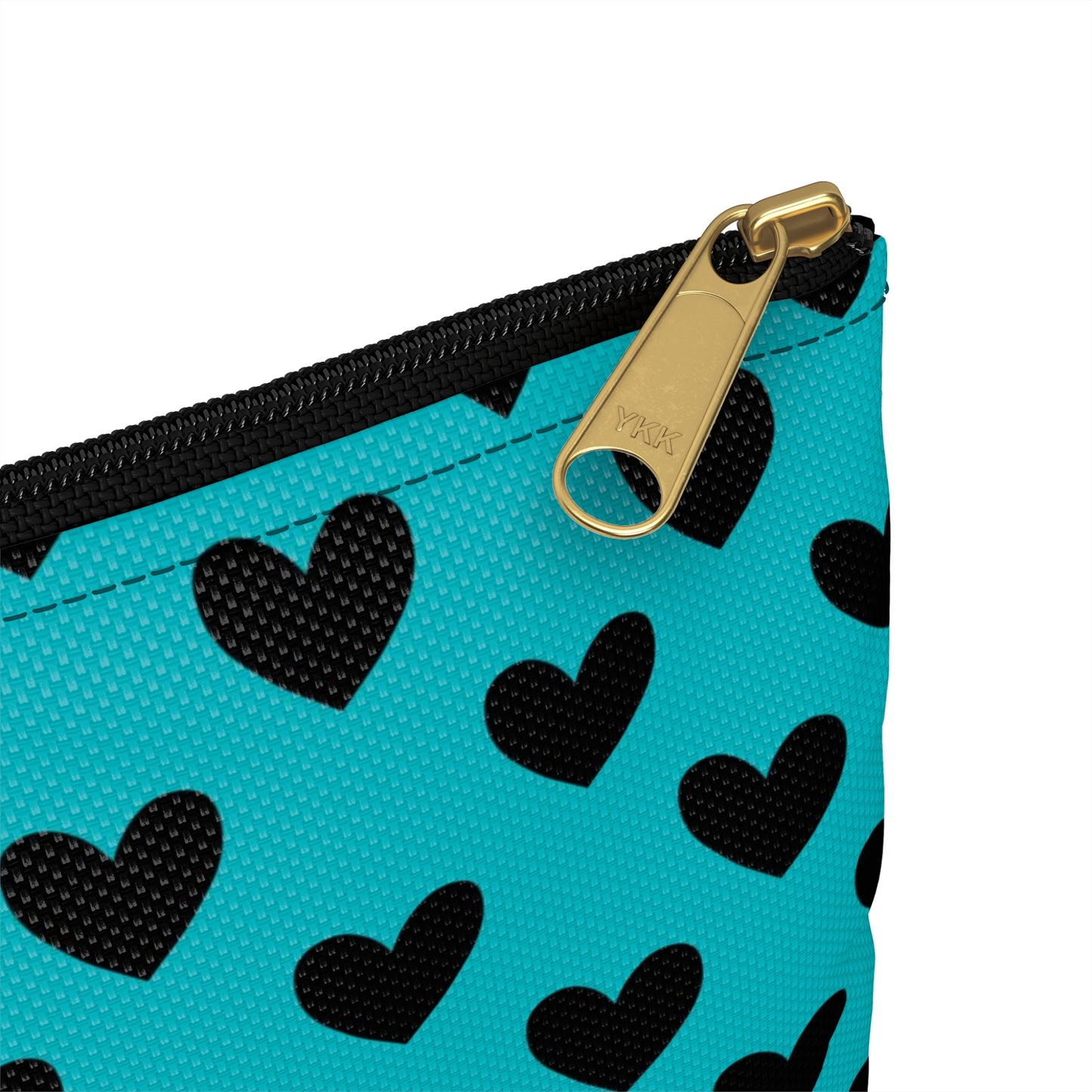 Heart Print Accessory Pouch, Zipper Bag, Makeup Organizer, Travel Essentials, Cute Gifts for Her, Valentine's Day, Everyday Use