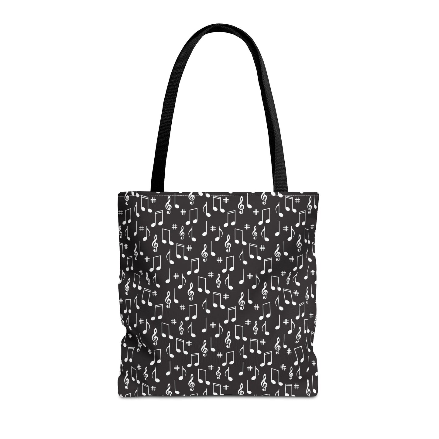 Musical Notes Tote Bag, Eco-Friendly Shopping Bag, Music Lover Gift, Stylish Carry-All, Gift for Musicians