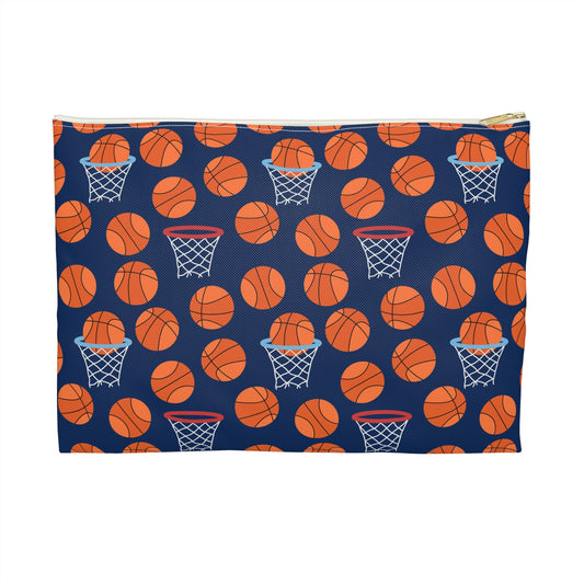 Basketball Accessory Pouch - Fun Sports Organizer, Gift for Athletes, Sports Fans, Basketball Lovers, Travel Essentials