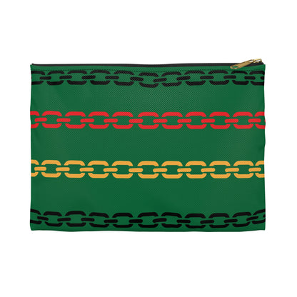 Rasta Vibes Accessory Pouch, Bohemian Makeup Bag, Ethnic Travel Case, Festival Essentials Kit, Gift for Music Lovers