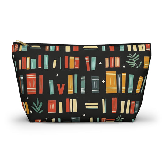 Book Lover's Accessory Pouch - Perfect for Organizing, Artsy Gift for Readers, Cute Pencil Case, Makeup Bag, Gift for Writers