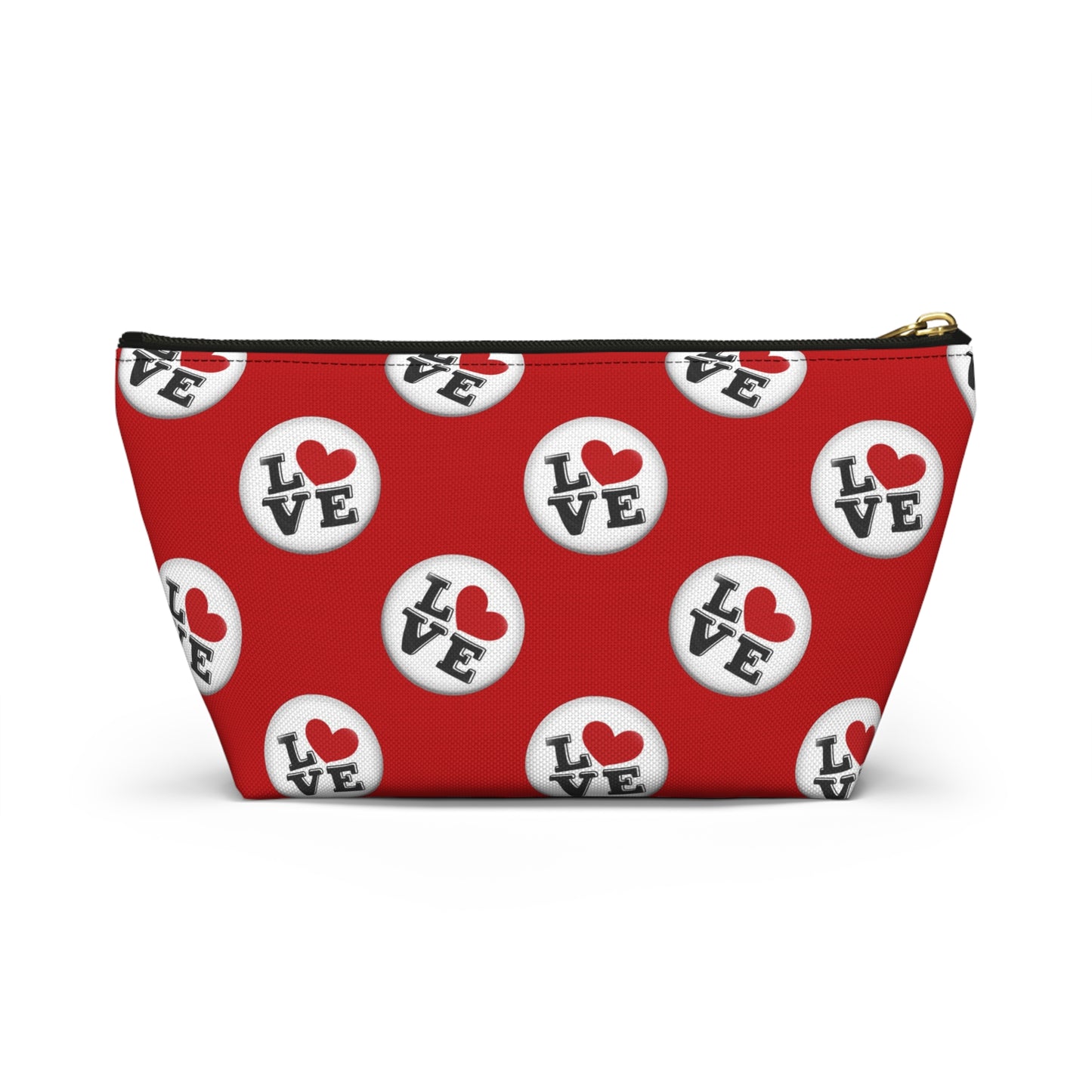 Love-Themed Accessory Pouch, Fun Makeup Bag, Perfect Gift for Valentine's Day, Wedding, Party Favors, Travel Organizer