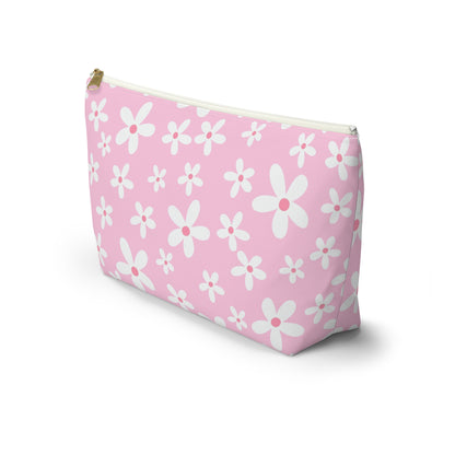 Floral Accessory Pouch | Cute Makeup Bag, Essential Organizing Bag, Gift for Her, Travel Cosmetic Case, Floral Print Pouch