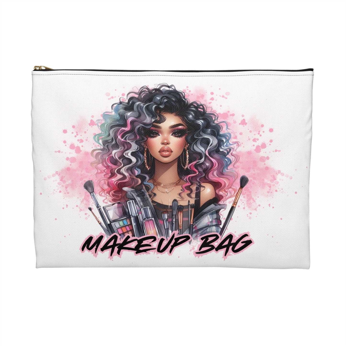 Makeup Bag with Glamorous Design, Cosmetic Organizer for Beauty Lovers, Perfect Gift for Birthdays, Holidays, and Special Occasions, [...]