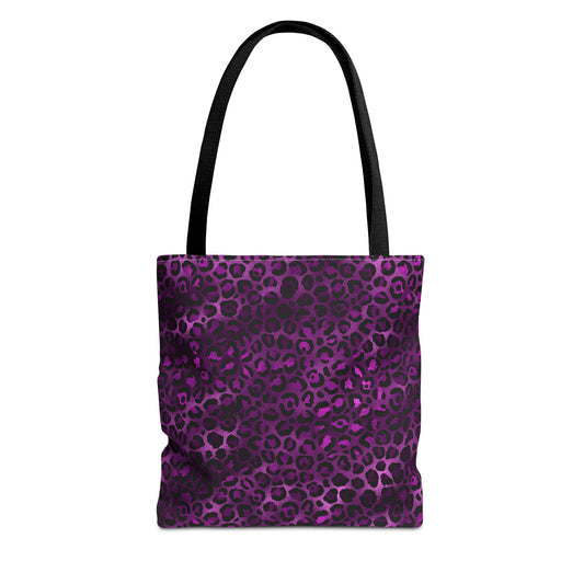 Fierce Leopard Print Tote Bag | Stylish Everyday Carry, Beach, Shopping, Gifts, Fashion Accessory